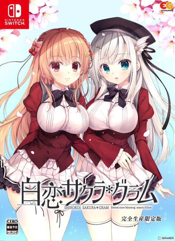 「春音アリス*グラム Snow Drop」の続編となる恋愛ADV「白恋サクラ*グラム」がPS4/Switchで6月26日に発売！の画像