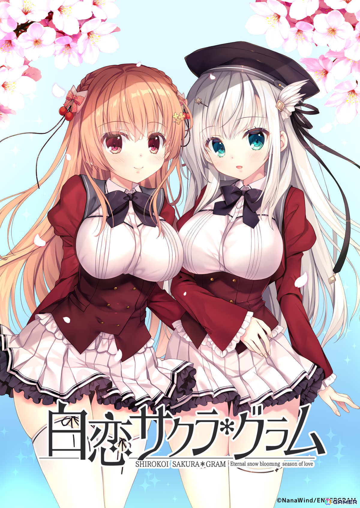「春音アリス*グラム Snow Drop」の続編となる恋愛ADV「白恋サクラ*グラム」がPS4/Switchで6月26日に発売!の画像