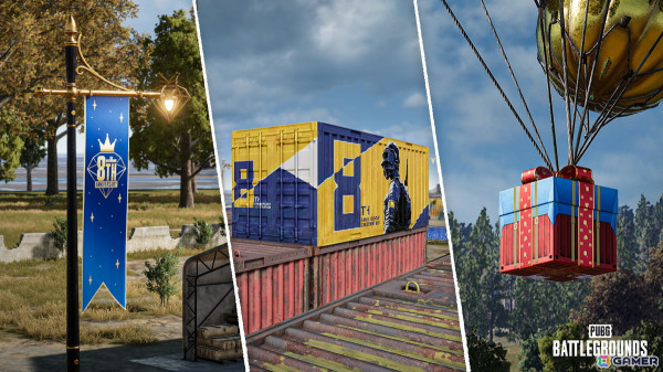「PUBG」の8周年を記念したアップデートが配信！巨大なレベル3ヘルメットのオブジェが鎮座する限定仕様のマップなどが登場の画像