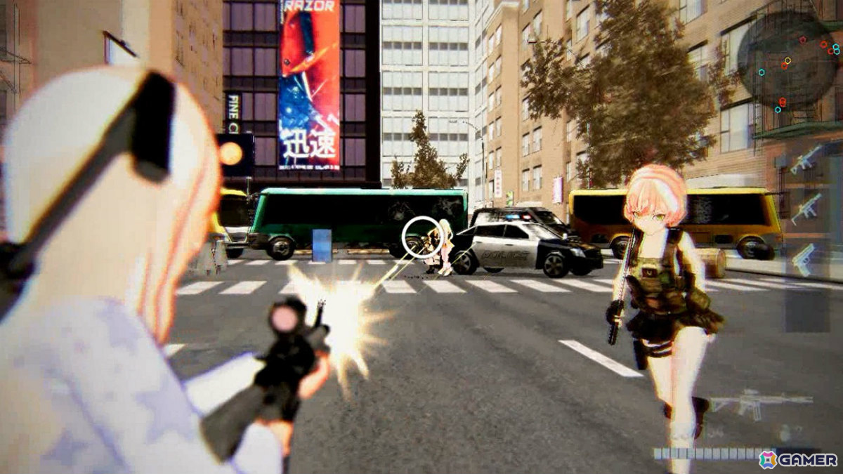 美少女たちが繰り広げるアニメ風TPS「ガールズフォース アンダーウェアアカデミー」がSwitchで配信!の画像