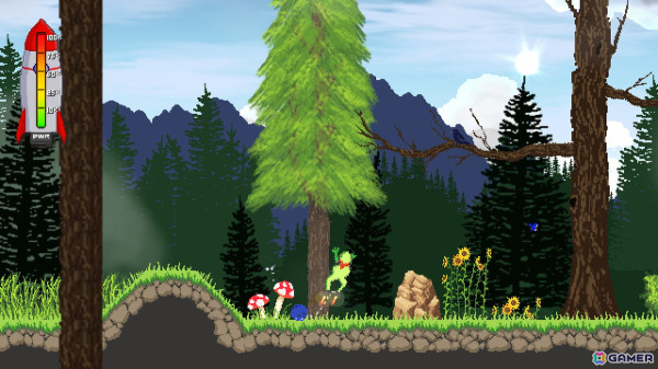 足につけたボーリング玉を駆使したジャンプアクションが楽しめる「ツクールシリーズ　Rocket Frog ～おカネの為にカエルは翔ぶ～」が発売！の画像2