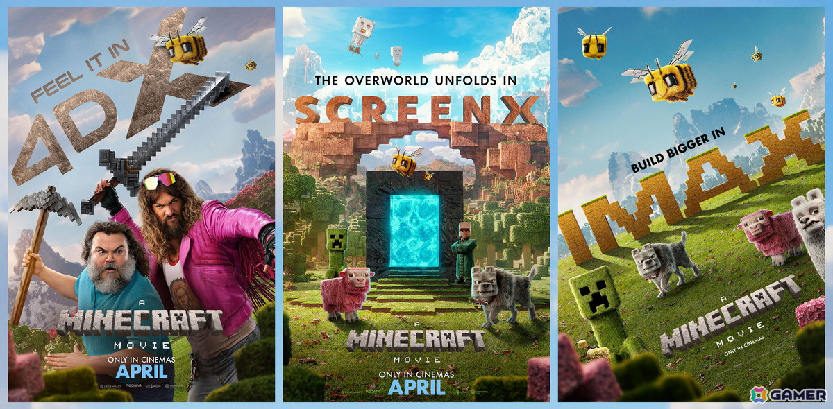 「マインクラフト/ザ・ムービー」没入感満点のラージフォーマット上映が決定!US版アートも公開にの画像