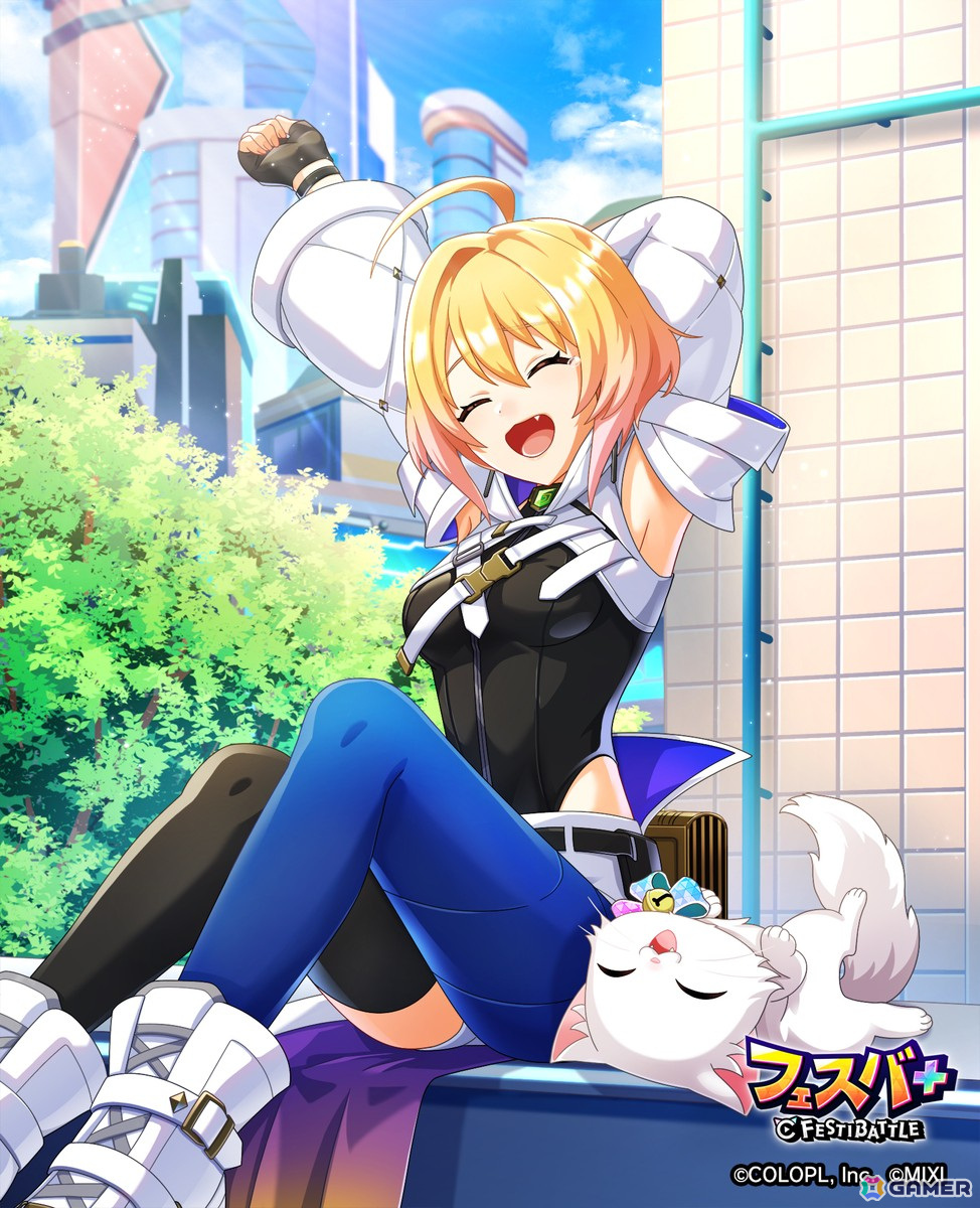 「フェスバ+」に「黒猫のウィズ」が参戦!キャラクター「ウィズ(CV:田村ゆかり)」が登場の画像