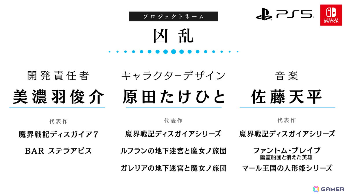 日本一ソフトウェア新作発表会で「風雨来記5」やジャンルの異なる完全新作など全6タイトルが発表!の画像