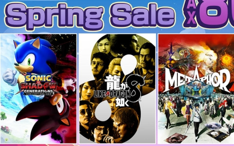 「龍が如く8」が50％オフ、「ソニック × シャドウ ジェネレーションズ」が25％オフに！セガのSteamスプリングセールが開催