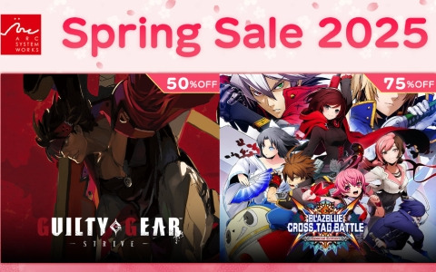 「GGST」が50％オフ、「BLAZBLUE CROSS TAG BATTLE スぺシャルエディション」が75％オフに！
