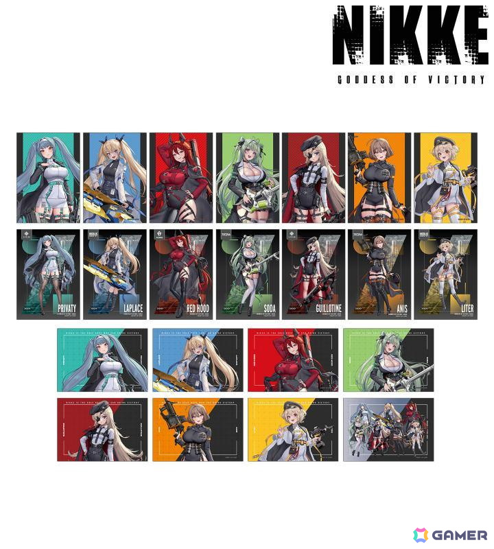 イラストレーター・LOVECACAO氏の描き起こしイラストを使用した「勝利の女神:NIKKE」のグッズがAMNIBUSにて受注開始!の画像