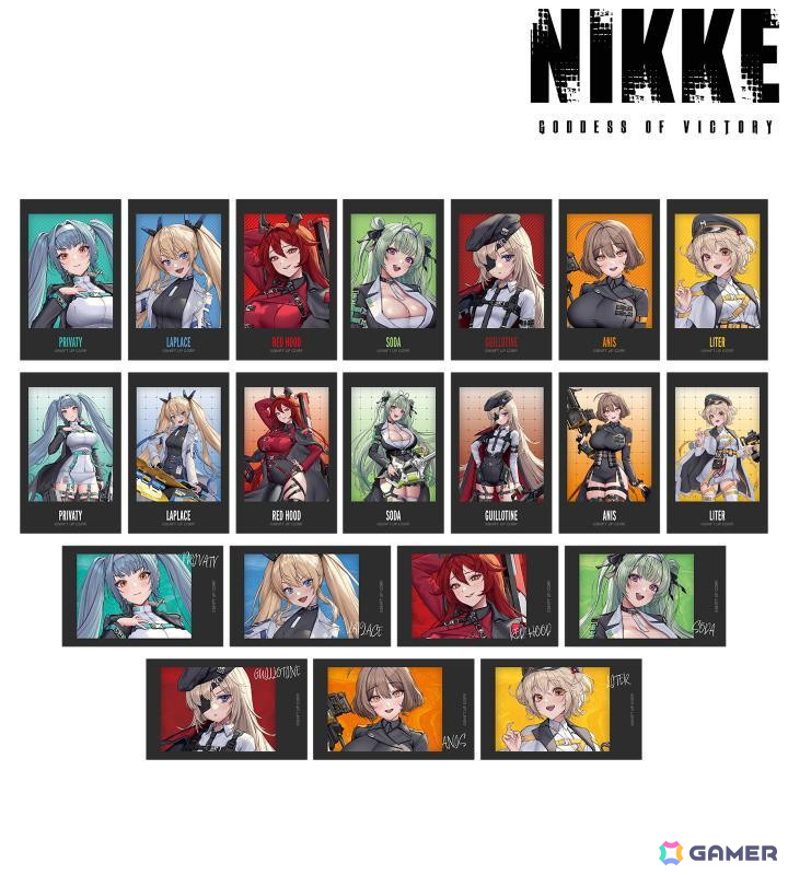イラストレーター・LOVECACAO氏の描き起こしイラストを使用した「勝利の女神:NIKKE」のグッズがAMNIBUSにて受注開始!の画像