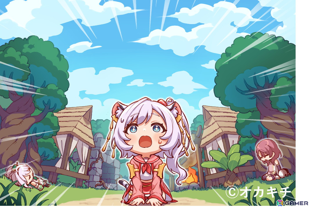 オカキチによるオリジナルNFTゲーム「ちゃんごくし！」シリーズ第3弾の舞台は異世界に！ローグライクアクション「ちゃんごくし！サバイバーズ」の事前登録が開始の画像