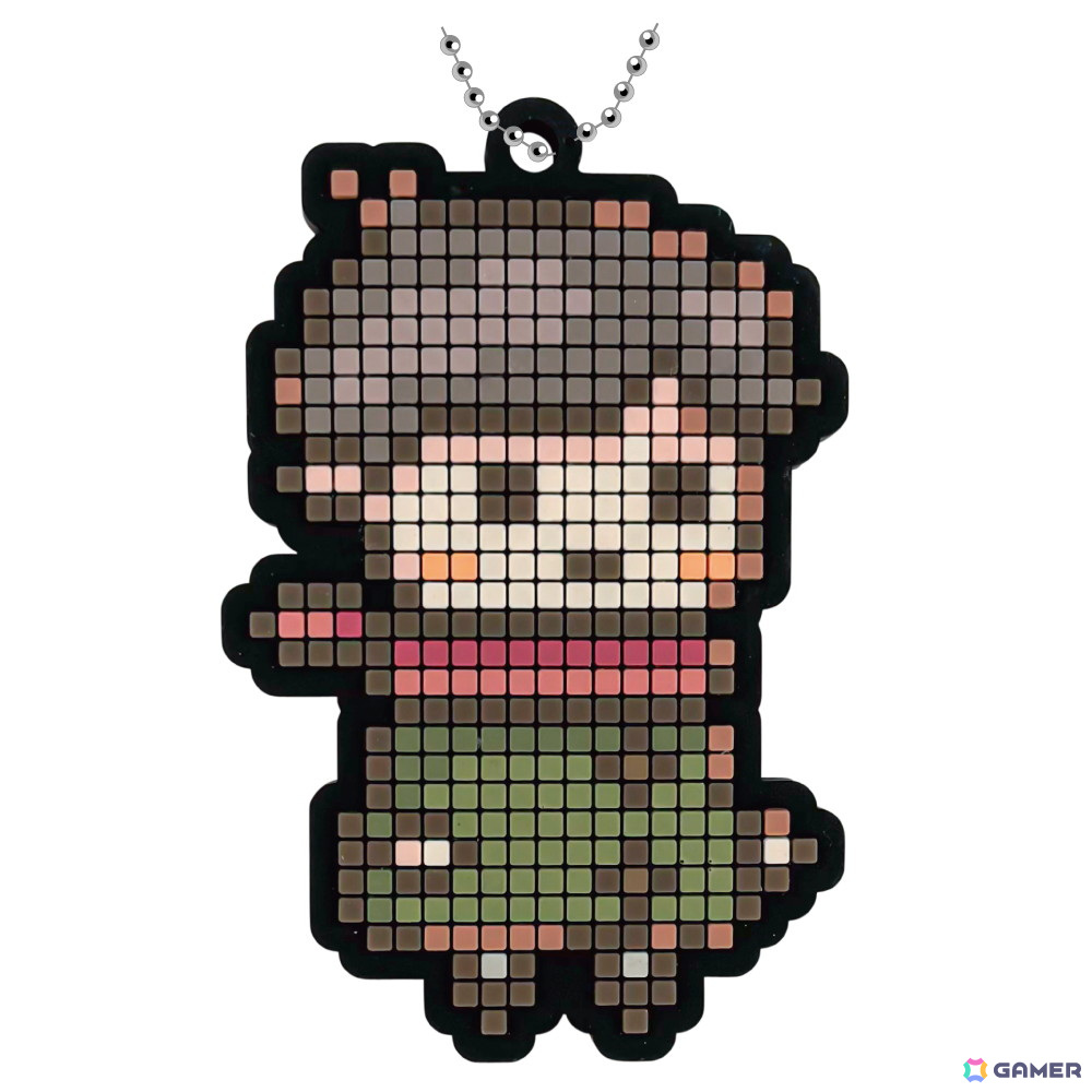 「違う冬のぼくら」プレイヤーが操作する2人の少年たちのドット絵をラバーで再現したキーチェーンがカプセルトイで販売！の画像2