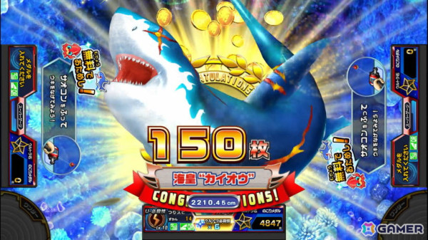 魚釣り体験ゲーム「釣りスピリッツ ワンダー」が稼働開始！ワンダークラスやロッドモードの登場で一度に1,000枚を超えるメダル獲得も狙えるの画像12