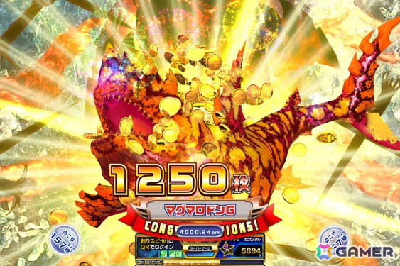 魚釣り体験ゲーム「釣りスピリッツ ワンダー」が稼働開始!ワンダークラスやロッドモードの登場で一度に1,000枚を超えるメダル獲得も狙えるの画像