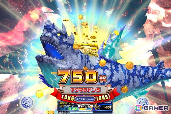 魚釣り体験ゲーム「釣りスピリッツ ワンダー」が稼働開始!ワンダークラスやロッドモードの登場で一度に1,000枚を超えるメダル獲得も狙えるの画像