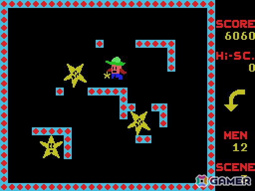 「ブーメラン（MSX版）」がプロジェクトEGGで配信！クセのあるブーメランの軌道をマスターしてすべての敵を倒そうの画像3