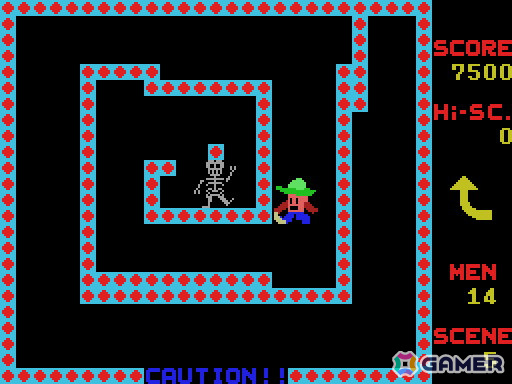 「ブーメラン（MSX版）」がプロジェクトEGGで配信！クセのあるブーメランの軌道をマスターしてすべての敵を倒そうの画像5