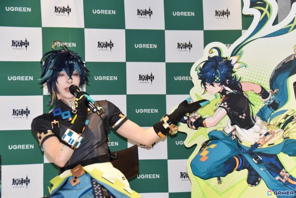 UGREENと「原神」のコラボ商品発表会をレポート！モバイルバッテリー、充電器など4製品が3月25日に発売、キィニチのコスプレをした桃戸ももさんも登壇の画像12