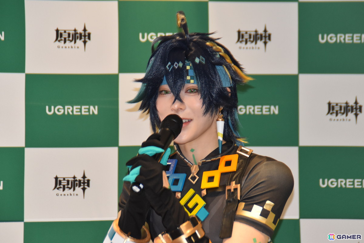 UGREENと「原神」のコラボ商品発表会をレポート!モバイルバッテリー、充電器など4製品が3月25日に発売、キィニチのコスプレをした桃戸ももさんも登壇の画像