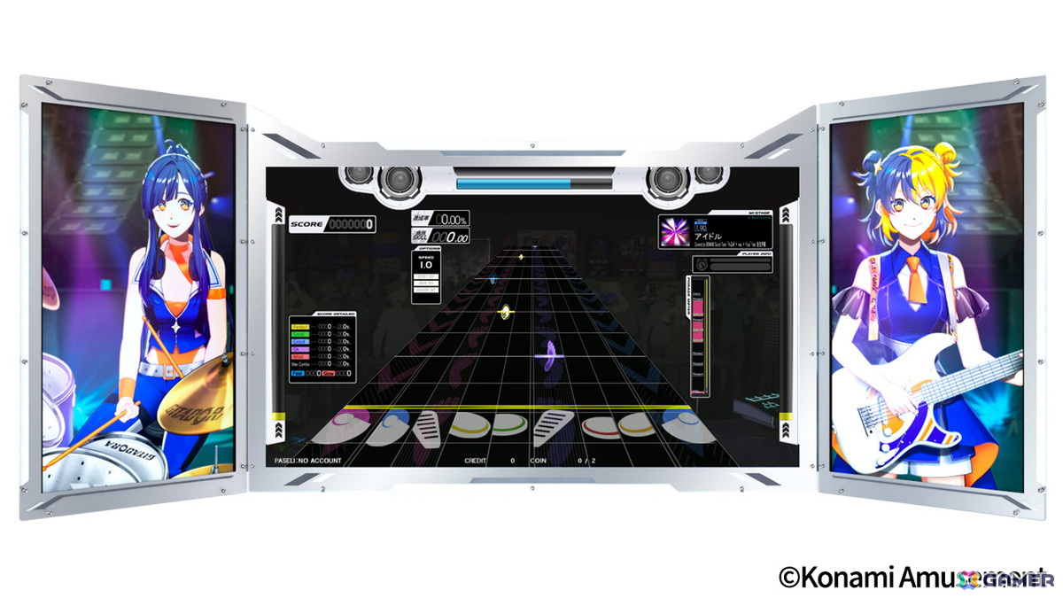 GITADORA」として12年振りとなる新筐体「GITADORA -ARENA MODEL-」が