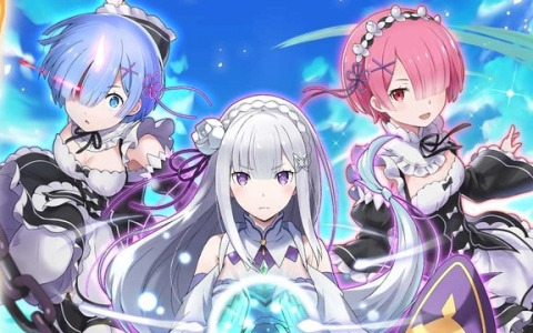 「英傑大戦 二天双龍の闘い」でアニメ「Re:ゼロから始める異世界生活」とのコラボが開催！スバル、エミリア、レム、ラムたちが実物の武将カードとなって登場