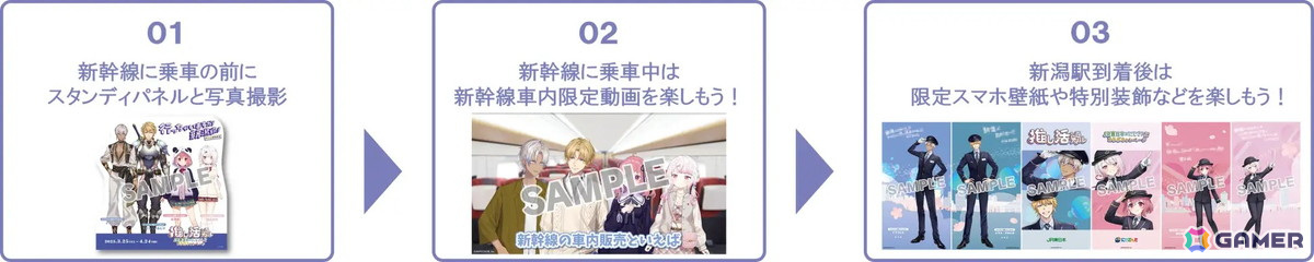 JR東日本がにじさんじとタイアップしたキャンペーンを3月25日より開催!イブラヒムさん、エクス・アルビオさん、笹木咲さん、椎名唯華さんと春の新潟の旅を楽しもうの画像
