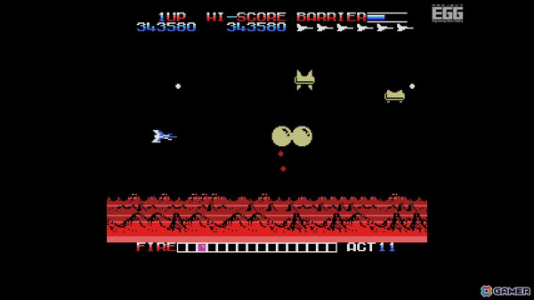 1986年にリリースされた難度の高い横スクロールシューティングゲーム「EGGコンソール ガルケーブ MSX」がSwitchで配信！の画像