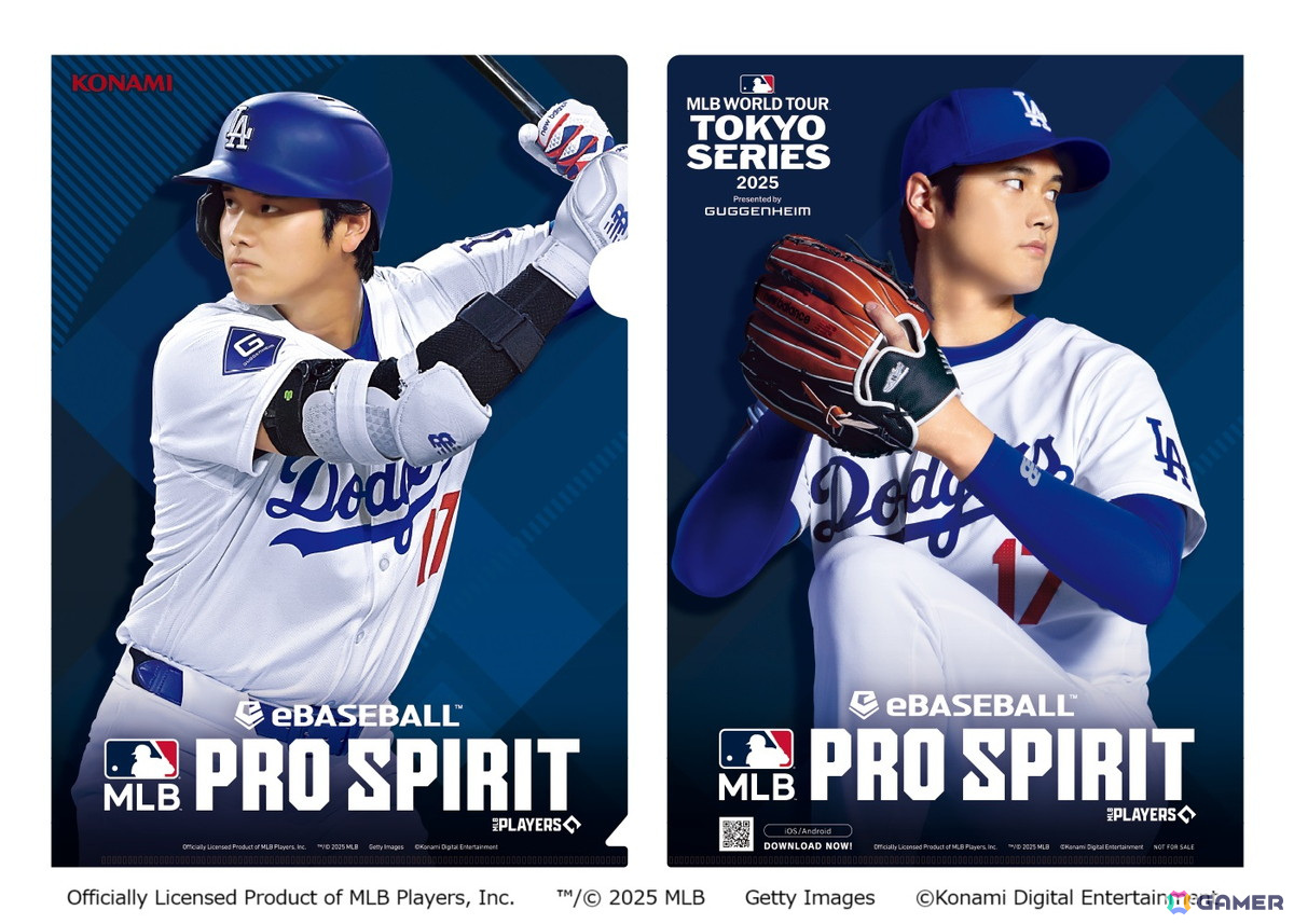 「eBaseball: MLB PRO SPIRIT」公式XでTOKYO SERIESを記念したクリアファイル、ショップバッグのプレゼントキャンペーンが開催!の画像