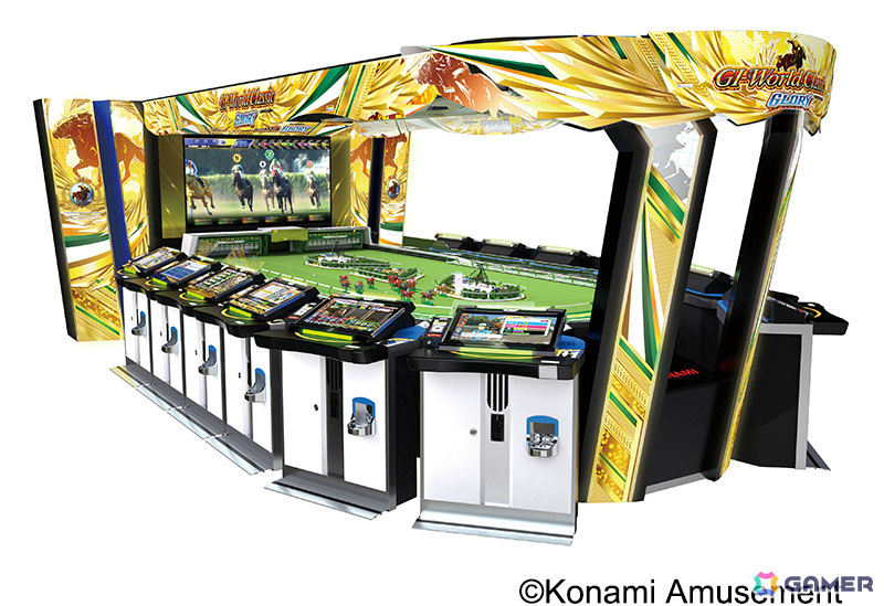 競馬メダルゲーム「GI-WorldClassic GLORY」が稼働!騎手との親密度を上げるシステムや新モード「グローリーチャレンジ」などを搭載の画像