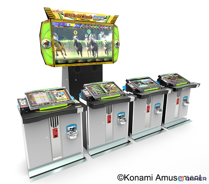 競馬メダルゲーム「GI-WorldClassic GLORY」が稼働!騎手との親密度を上げるシステムや新モード「グローリーチャレンジ」などを搭載の画像