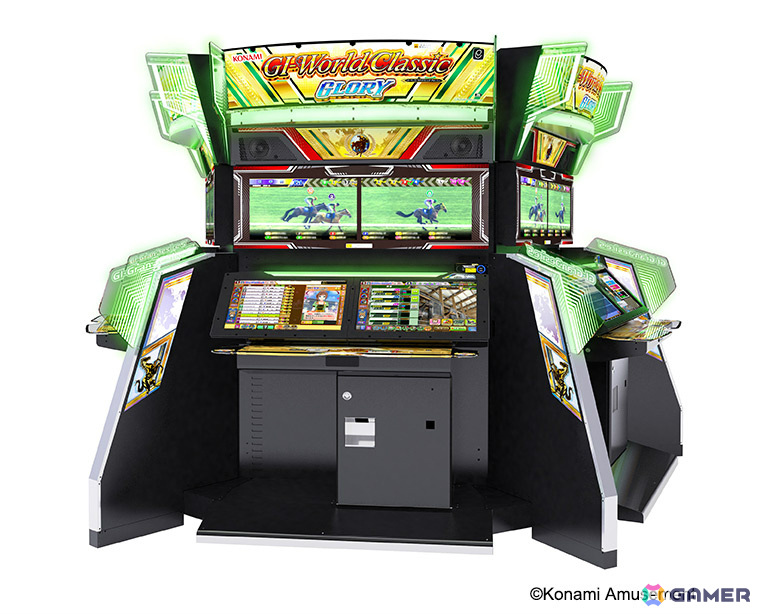 競馬メダルゲーム「GI-WorldClassic GLORY」が稼働!騎手との親密度を上げるシステムや新モード「グローリーチャレンジ」などを搭載の画像