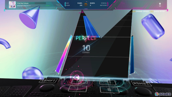 2つのレーンと音楽が融合するリズムゲーム「MASH VP! Re:VISION」正式版のリリース日が3月22日に決定！の画像2