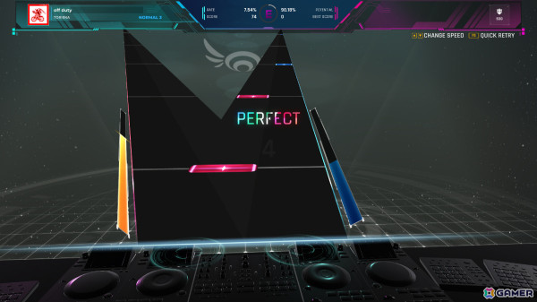 2つのレーンと音楽が融合するリズムゲーム「MASH VP! Re:VISION」正式版のリリース日が3月22日に決定！の画像3