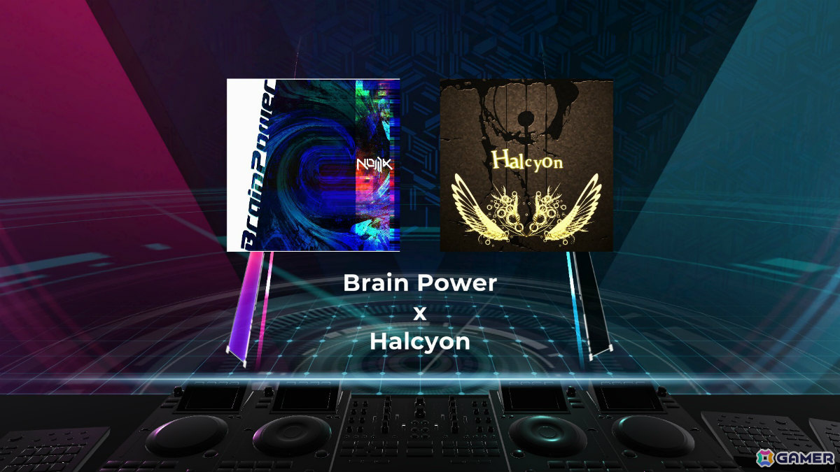 リズムゲームファンに人気の楽曲、「Brain Power」と「Halcyon」もMASH UP可能
