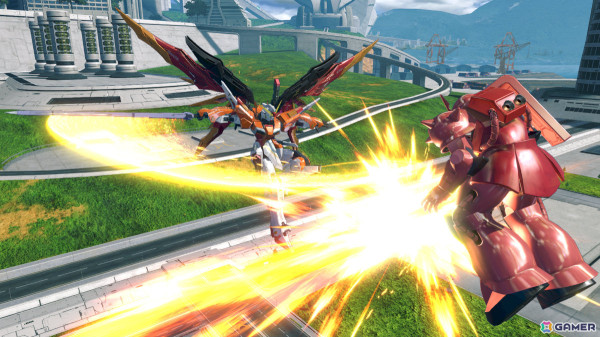 「機動戦士ガンダム EXVS.2 OB」に「機動戦士ガンダムSEED DESTINY」のデスティニーガンダム（ハイネ機）が復活参戦！の画像