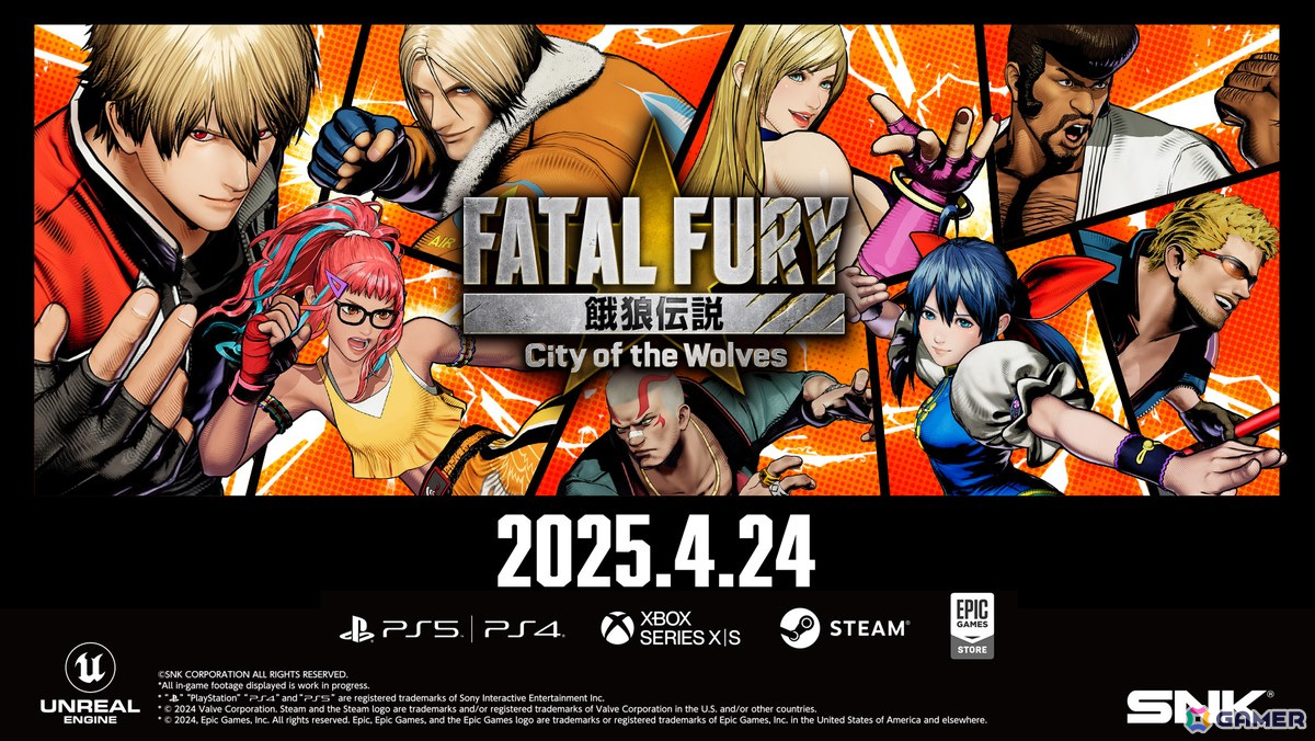 「餓狼伝説 City of the Wolves」が世界で活躍するミュージシャンとコラボ！「REV IT UP」をキーフレーズにキャラなどをイメージした楽曲がステージBGMで収録の画像2