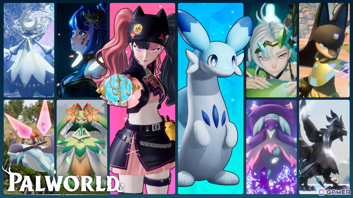「Palworld / パルワールド」全世界人気投票の総合ランキングでゾーイら人間のキャラがトップ3を独占!ゾーイを仲間にできるアップデートが年内配信の画像
