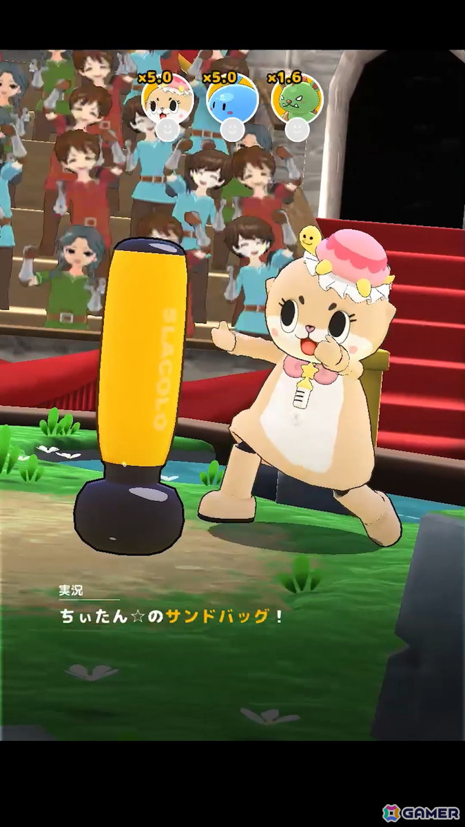 Mirrativのライブゲーム「スラポンコロシアム」にコツメカワウソの妖精“ちぃたん☆”が参戦！の画像2