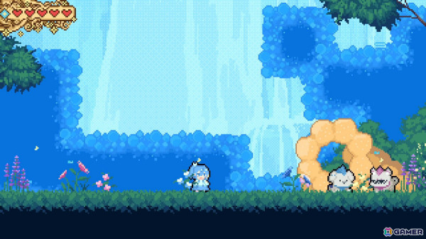 星街すいせいさんの楽曲「ビビデバ」をテーマにした横スクロールアクション「Bibbidiba fan game」が無料配信！の画像