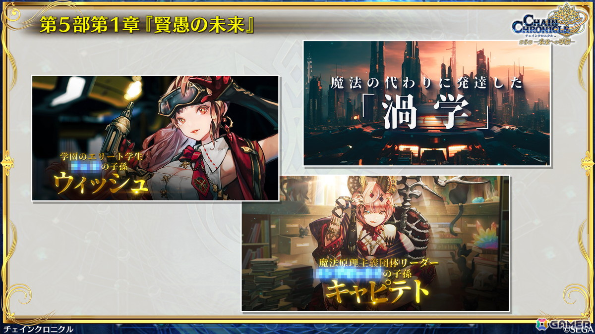 「チェンクロ」第5部が本格スタート！主人公も新たなイラストに、「時空軍フェス」ではアルドラ（CV：内田真礼）、ミユキ（CV：立花理香）が登場の画像