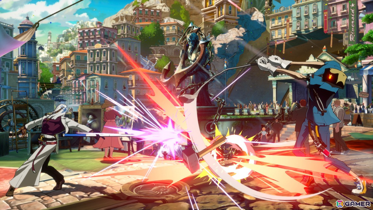 「GUILTY GEAR -STRIVE-」昼はパン屋、夜は謎の仕置人として戦う深紫のビリヤードファントム「ヴェノム」が参戦！の画像6