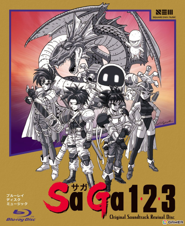 「SaGa 35th Anniversary ロゴステッカー」が先着でもらえる！音楽商品を対象とした「SaGa 35th Anniversary キャンペーン」が3月25日より開催の画像