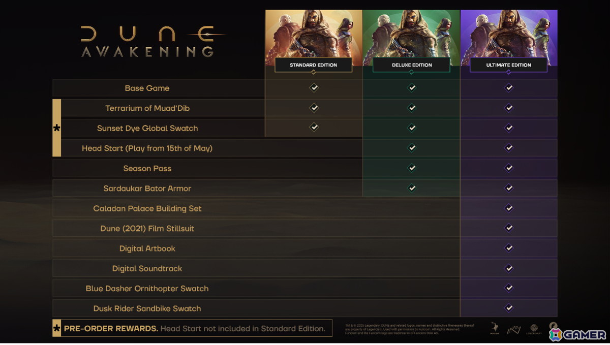 「Dune: Awakening」Steam版の予約受付が開始!各エディションの詳細やPCスペック情報が公開の画像