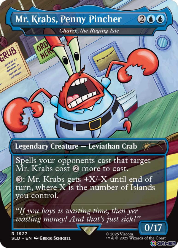 マジック：ザ・ギャザリング」がスポンジ・ボブとコラボ！人気ミームも