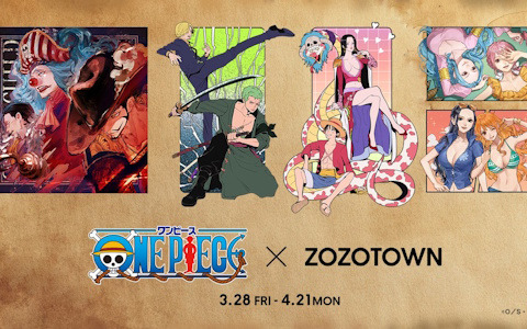 TVアニメ「ONE PIECE」とZOZOTOWNのコラボアイテムが3月28日より受注販売！坂内 若氏、NAKAKI PANTZ氏、百々田氏による描き下ろしイラストを使用