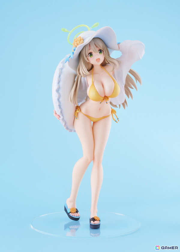 「ブルアカ」天真爛漫な笑顔と黄色のビキニで魅せる「ノノミ（水着）」の1/7スケールフィギュアが登場！の画像