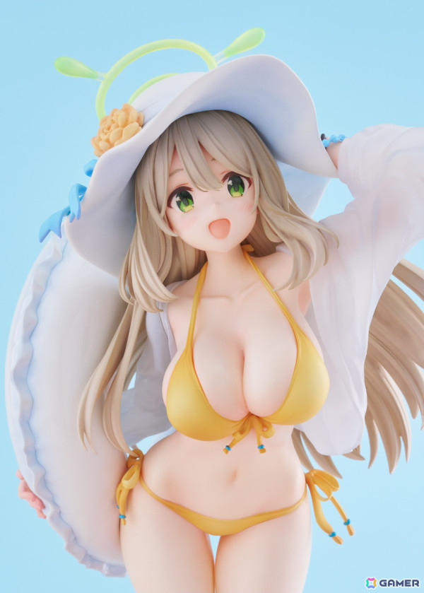 「ブルアカ」天真爛漫な笑顔と黄色のビキニで魅せる「ノノミ（水着）」の1/7スケールフィギュアが登場！の画像