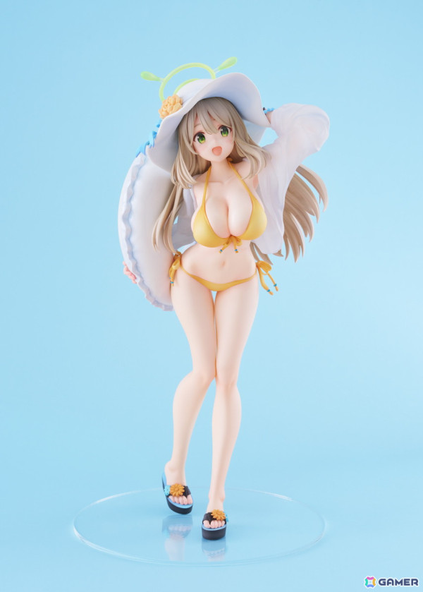 「ブルアカ」天真爛漫な笑顔と黄色のビキニで魅せる「ノノミ（水着）」の1/7スケールフィギュアが登場！の画像