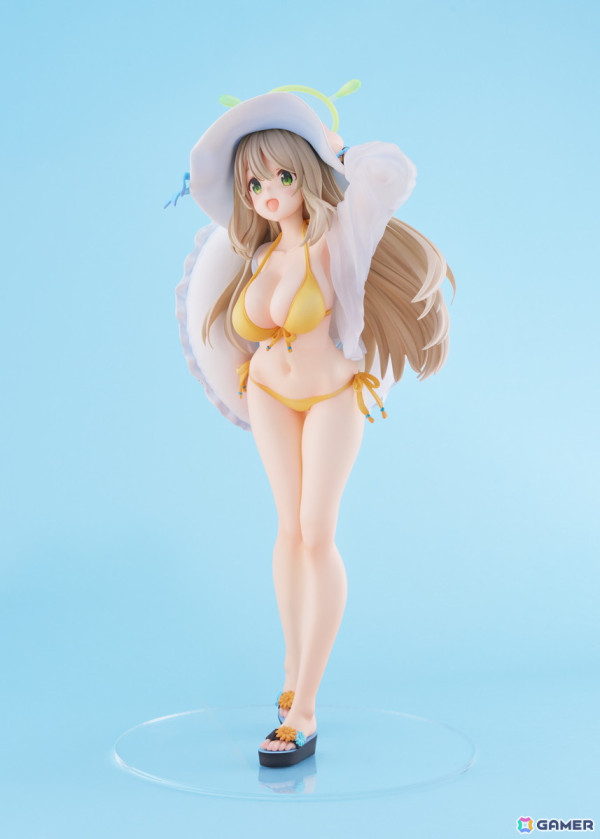 「ブルアカ」天真爛漫な笑顔と黄色のビキニで魅せる「ノノミ（水着）」の1/7スケールフィギュアが登場！の画像