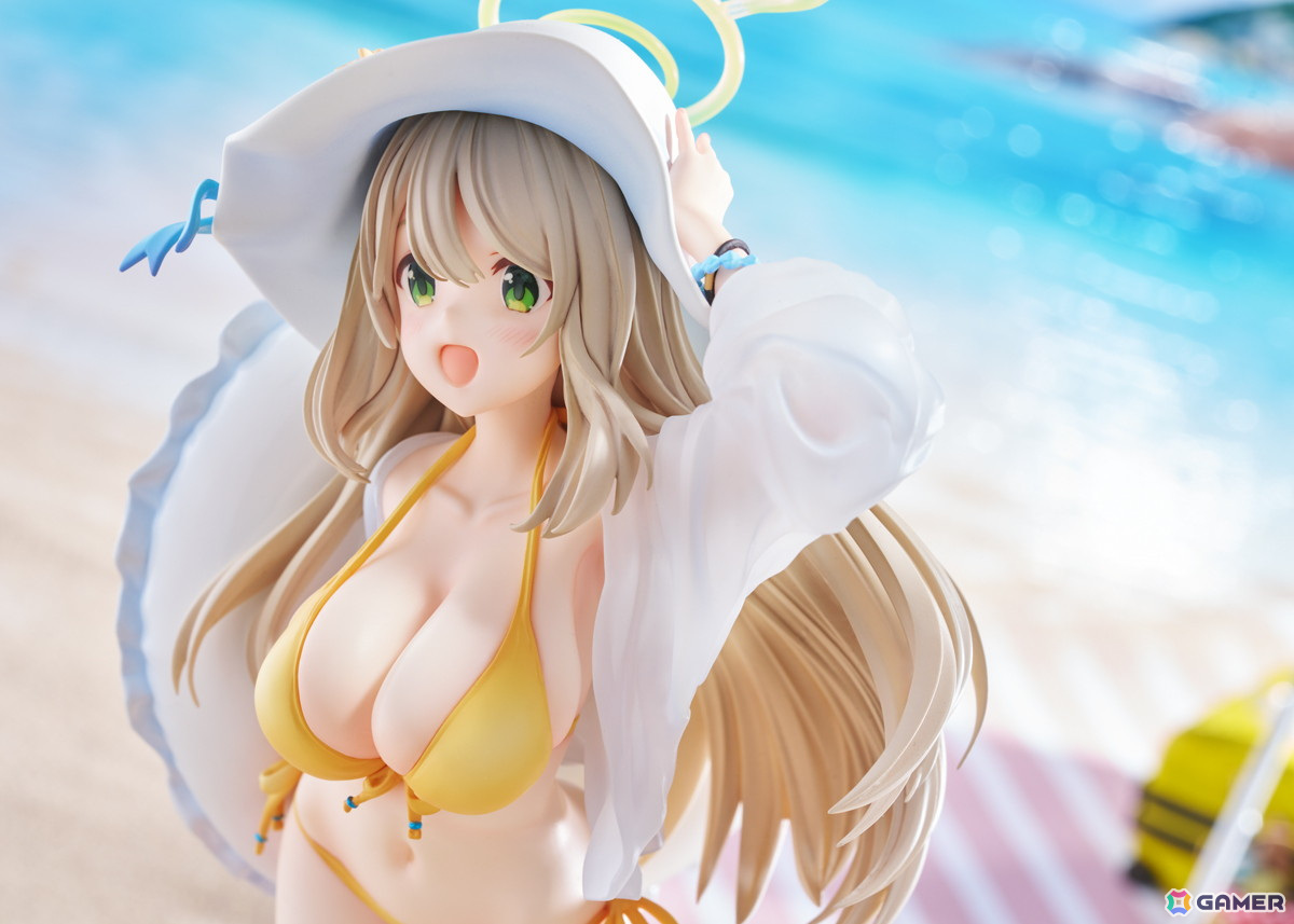 「ブルアカ」天真爛漫な笑顔と黄色のビキニで魅せる「ノノミ（水着）」の1/7スケールフィギュアが登場！の画像