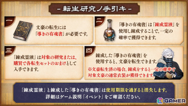 「文豪とアルケミスト」新文豪「大泉黒石（CV：梅原裕一郎）」の転生研究が開催中！の画像2