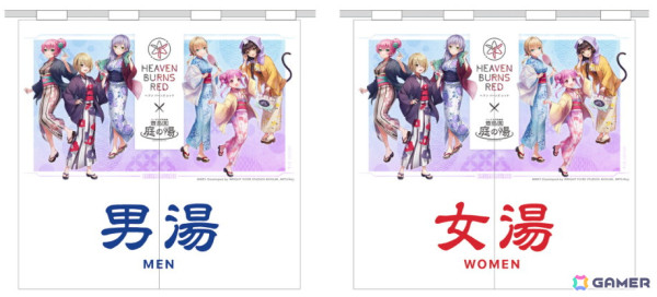 「ヘブバン」×「豊島園 庭の湯」コラボが4月3日より開催！第31A部隊の6人が描き下ろしの湯上り浴衣衣装で登場の画像10